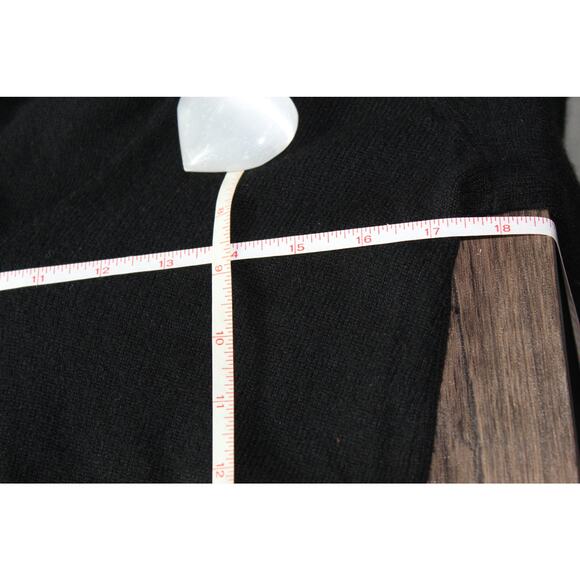 J.Crew Women's 100% Cashmere Black Cowl Neck Sweater Vintage Y2K - Picture 6 of 11